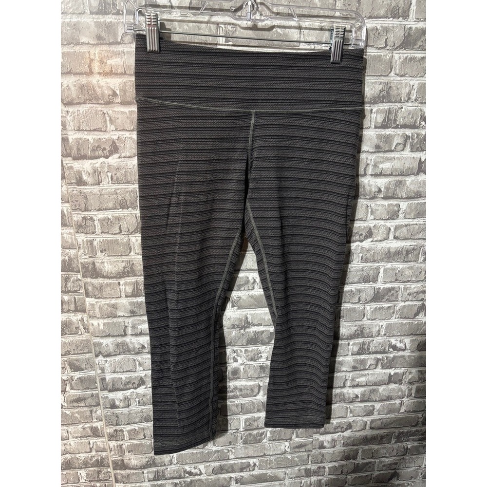 Lululemon Wunder Crop Grey Legging‎